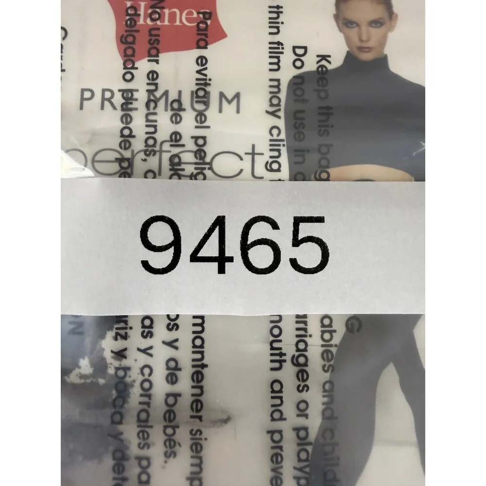 New Hanes Size XL Premium Perfect Tights Opaque ComfortFlex Tights Black Women